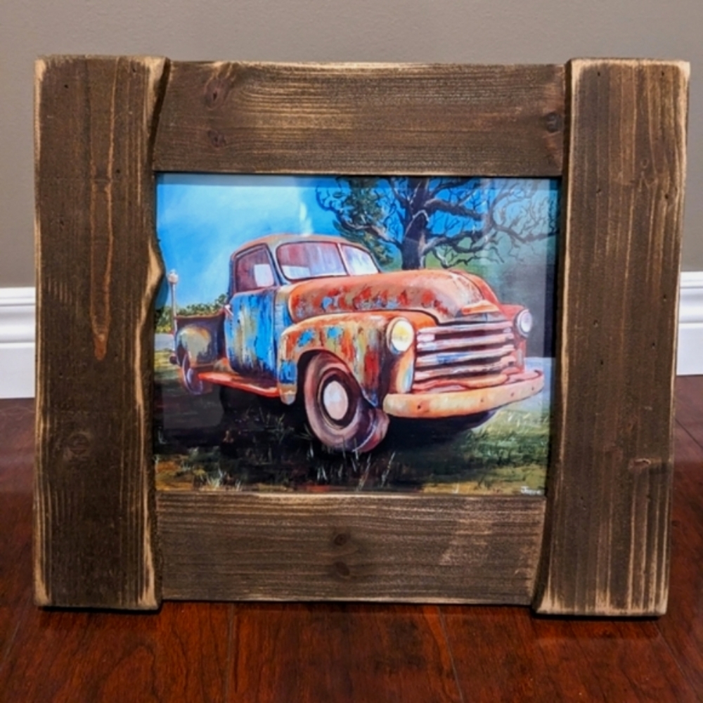 ⭐Host Pick⭐ Perfect Gift🎁Art print in Rustic Frame